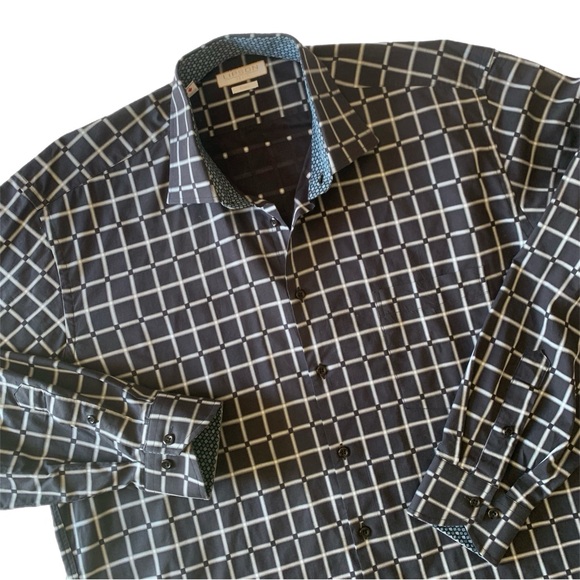 Like New Lipson Sport Classic Fit 100% cotton Men’s button down shirt - Picture 1 of 6
